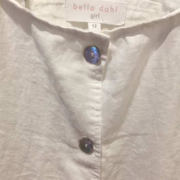 bella dahl Girls Linen short all,NWT - Picture 4 of 16